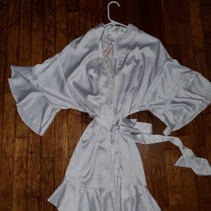 XS, champagne, bridal robe.